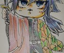 ポスターカードイラストにて制作します 好きなキャラ、雰囲気どうつくってほしいか聞き絵を作ります イメージ4
