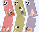 うちの子の写真で手帳型ケースをお作りします 〜大好きなお子さんをかわいくデザインします♡ イメージ2