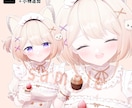 透明感のある可愛いイラストを作成します 歌ってみたやグッズ、CDジャケットなどに！ イメージ4