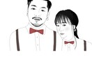 写真を元にリアルでシンプルな人物画を描きます 手などパーツも描きます♪待受、壁紙、プロフィール・プレゼント イメージ5