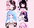 キラキラふわふわの女の子描きます アイドル、コンカフェ、YouTuber大歓迎♥ イメージ2