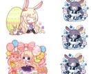 SD デフォルメイラスト制作します ◇SNS用アイコン、立ち絵、グッズ用イラストで制作いたします イメージ3