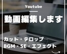 動画編集します 綺麗なテロップ、丁寧いなカット編集 イメージ1