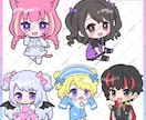 SD、ミニキャラ、ちびキャライラスト作成します ２〜２.５等身のSDキャライラスト作成します イメージ4