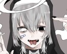 アイコン、動画のサムネイル等描きます 白や黒が得意です、よろしくお願い致します イメージ3