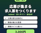 求人票・採用文を職場に合わせて作ります Indeed等に対応｜仕事内容と魅力を言葉に イメージ1