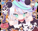 ポップかわいい一枚絵を描きます 動画やグッズ等に利用できるかわいいイラストを描きます！ イメージ3