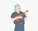 写真からグラフィカルな似姿絵描きます SNSのアイコン・友達へのプレゼントに! イメージ1