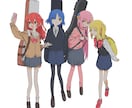 カッコカワイイアニメ調イラスト描きます カッコいいからkawaiiまで イメージ5