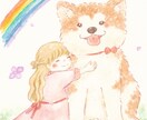 雰囲気似顔絵描きます 水彩と色鉛筆でアナログらしいあたたかさを＊ イメージ1