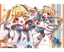 一枚イラスト作成いたします 個人Vtuberさまのグッズ化経験あり、SNSアイコンなど イメージ2