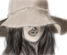横顔限定下手ながらあなたの似顔絵を描きます 下描きなどはせず直感で描き進めます。 イメージ1