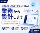 生成AI・AIエージェント導入を業務から設計します 生成AI大賞2025優秀賞｜業務整理から実装・定着まで支援 イメージ1