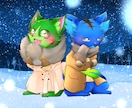 ケモノキャラクターのイラスト作成します ケモノ系のイラストを立ち絵から１枚絵まで！！ イメージ6