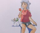 手描き風SNSアイコンを描きます 紙とペンで描く、オンリーワンで暖かいイラストです！ イメージ3