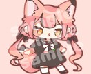 商用・二次利用可！ミニキャライラスト描きます 動画やアイコンに使用できるミニキャライラストを制作します。 イメージ2