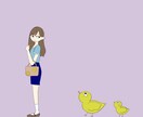 シンプルで可愛いイラスト描きます 優しい色味を使用したイラストが得意です^^ イメージ4