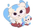 ゆるふわマスコット制作します いろんなテイストでもちっと可愛い動物描きます イメージ4