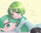 ご希望に沿ったイラストを描きます SNSや動画に！ミニキャラや可愛いイラスト描きます！ イメージ3