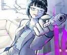 一枚絵の制作をします 現役芸大生、カラーコーディネーターによるイラスト製作 イメージ6