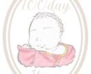 にじみ線でおしゃれに描きます 商用◎さらに、お名前オリジナルロゴをプレゼント♡ イメージ3
