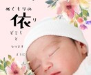 限定5名500円引！かわいいお名前フォト作ります 赤ちゃんやお子様のお名前入りかわいいフォト画像お作りします☆ イメージ2