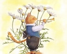 やさしい水彩の動物イラスト描きます お菓子缶や冊子の挿絵などにぴったりです。 イメージ1