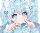 ゆるく可愛く*あなたの二次元キャラ描きます 【商用利用可】ペア/夢絵◎背景・小物無料追加◎多種多様に対応 イメージ1
