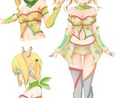 萌系イラスト、SNSアイコン用イラスト等承ります 可愛い女の子のイラスト制作を承ります。 イメージ3