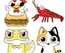 商用OK!ポップで可愛いキャラクターを描きます SNSのアイコンやお店のイメージキャラクターを作りませんか? イメージ7