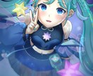 歌ってみた・配信・SNS用のイラストを制作します やわらかな光や透明感、表情や空気感を大切に イメージ2