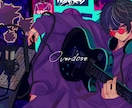 パキッと鮮やかでダークなイラスト描きます サムネイル・アイコン・一枚絵など イメージ6