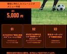 競技特化トレーニングを現役プロ契約選手が作ります プロで通用した“動ける身体作り”を完全オーダーメイドで提供。 イメージ3