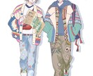 深みのある色使いで目を引く立ち絵を制作いたします キャラクターの雰囲気に合わせ描き方を変え、あなただけの1枚に イメージ10