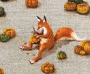 絵本風・おしゃれな動物イラスト描きます 挿絵などに使用できるあたたかい／ほんわかした雰囲気のイラスト イメージ1