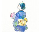 柔らかいタッチのアイコン・イラスト依頼承ります 透明水彩のタッチがお好きな方へ イメージ7