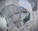 キャラクターの立ち絵(正面、横、後)、表情描きます キャラクター(3面図)描きます！ イメージ4