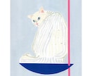 アートなペットイラストをクレヨンで描きます クレヨン画でデフォルメしたうちの子イラストをお手元に イメージ1