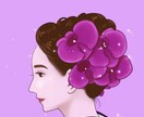 似顔絵イラスト、SNSアイコン等承ります キラキラした、柔らかい雰囲気を大切にしています イメージ3