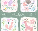 商用利用OK! 季節感のあるイラスト描きます Webや印刷物の背景やカット素材に最適！！ イメージ5
