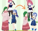 VRChatやclusterのアバター制作致します VRoidでの作成。デフォルメモデルも可。 イメージ2