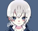線対称の綺麗なアイコン描きます 可愛いポップな絵柄で綺麗な線対称なイラスト イメージ3