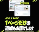 下層ページを今のデザインに合わせて追加します ページ追加・採用ページ・サービスページを1ページから イメージ1