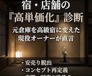 高単価化戦略。倉庫を高級宿に変えたプロが診断します 「安売り」脱出の具体策を提示。コンセプト、内装、写真の見直し イメージ1