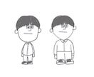 ゆるい似顔絵描きます アイコンにぴったりな線画ですっ！！ イメージ3