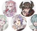 透明感あるアイコンイラスト制作します 表情・ポーズご要望にお応えします！お見積だけも歓迎◎ イメージ3