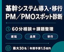 基幹システム導入・移行のPM／PMO相談に乗ります 遅延、品質問題、移行、ベンダー調整、プロジェクト立て直し イメージ1