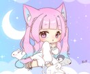 もちっと可愛い！デフォルメキャラアイコン作成します 似顔絵っぽくや可愛くなどあなたの理想を形にします！ イメージ4