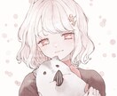 アイコン作成します かわいい女の子・男の子のアイコンを作成します！ イメージ6