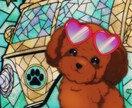 背景ありステンドグラス風イラストを描きます 貴方のイメージを幻想的なステンドグラス風に イメージ2